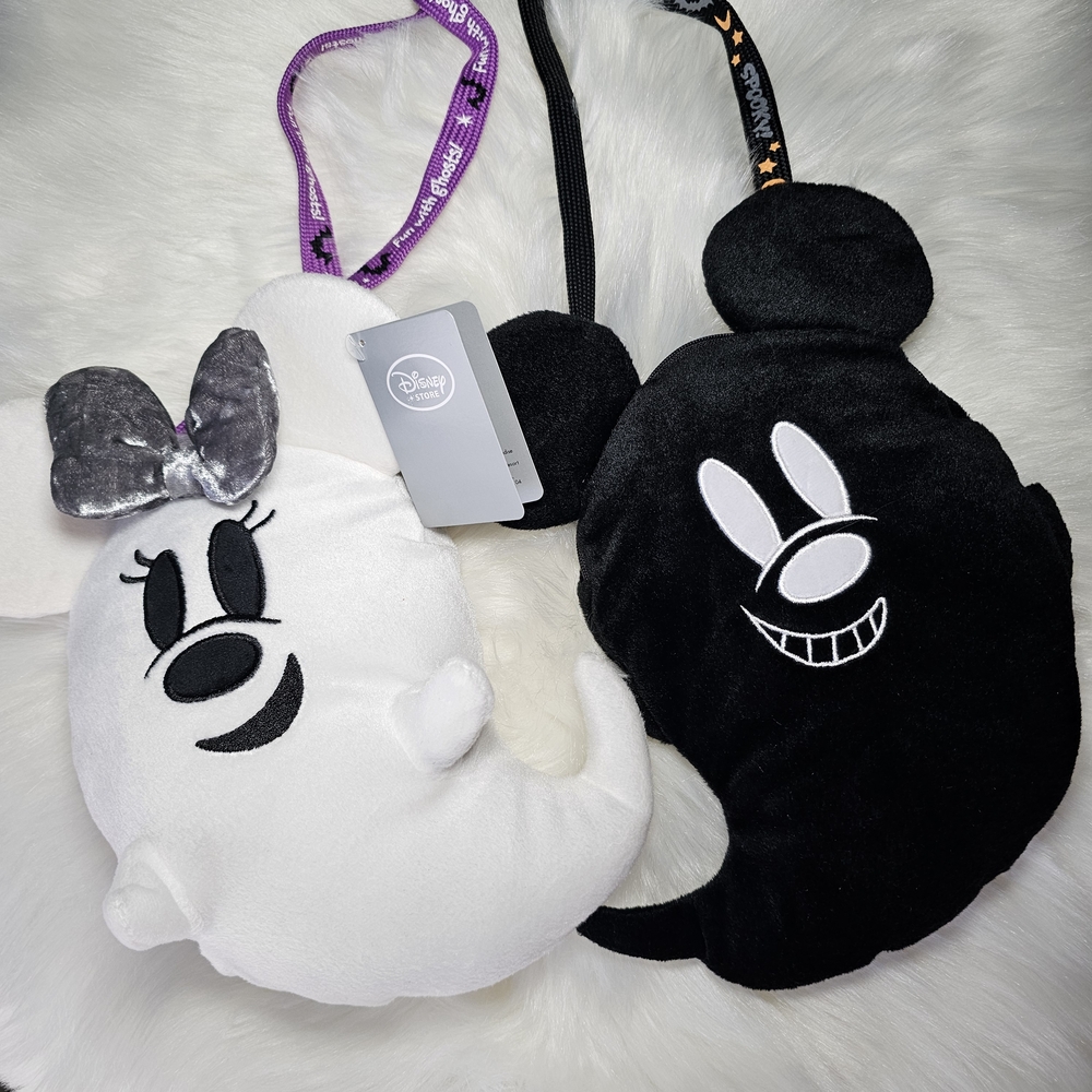 Tokyo Disney Mickey and Minnie Ghost Shoulder Bags